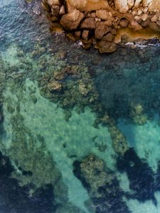 Aerial beach