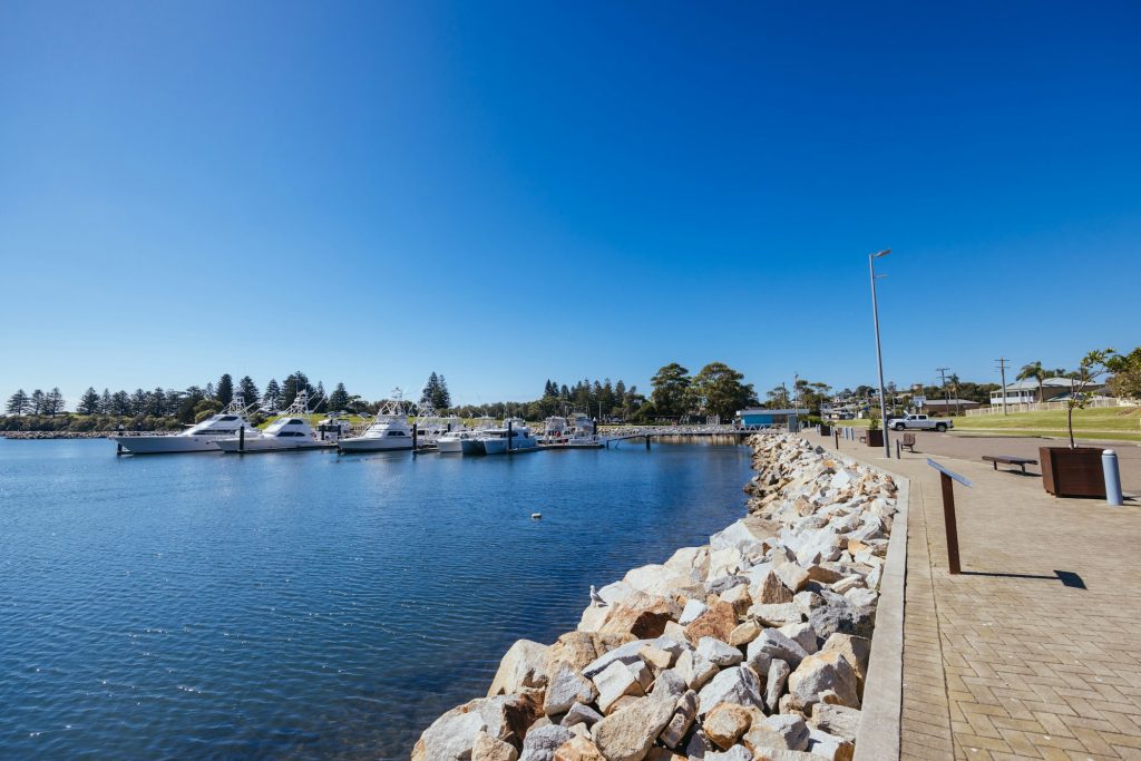 Bermagui Wharf and Marina in Australia