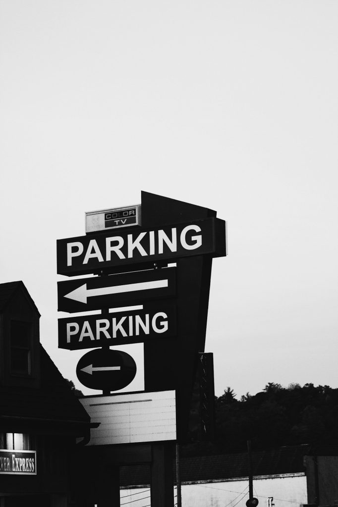 Parking sign